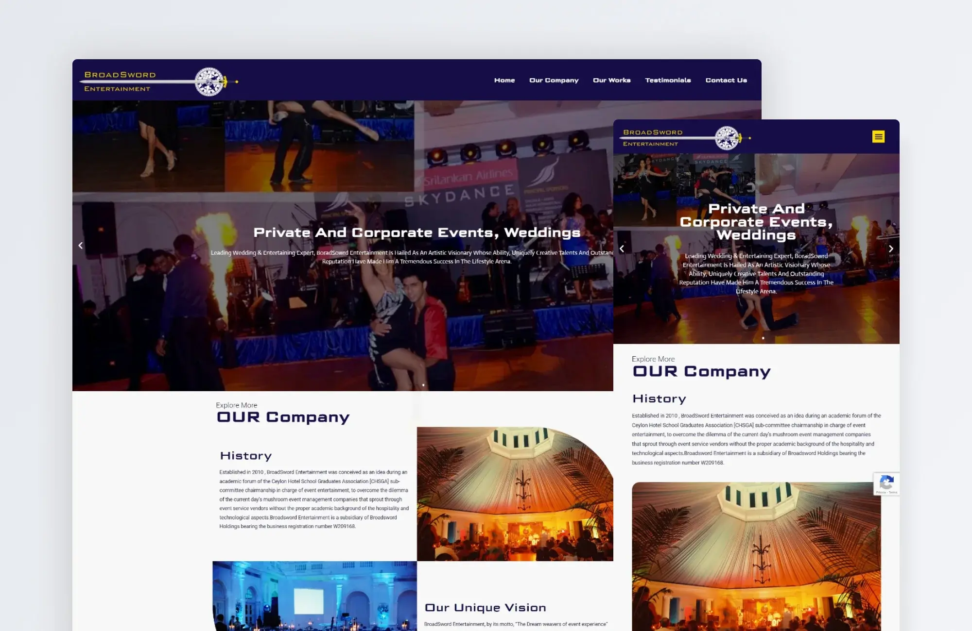 Broadsword Holdings website